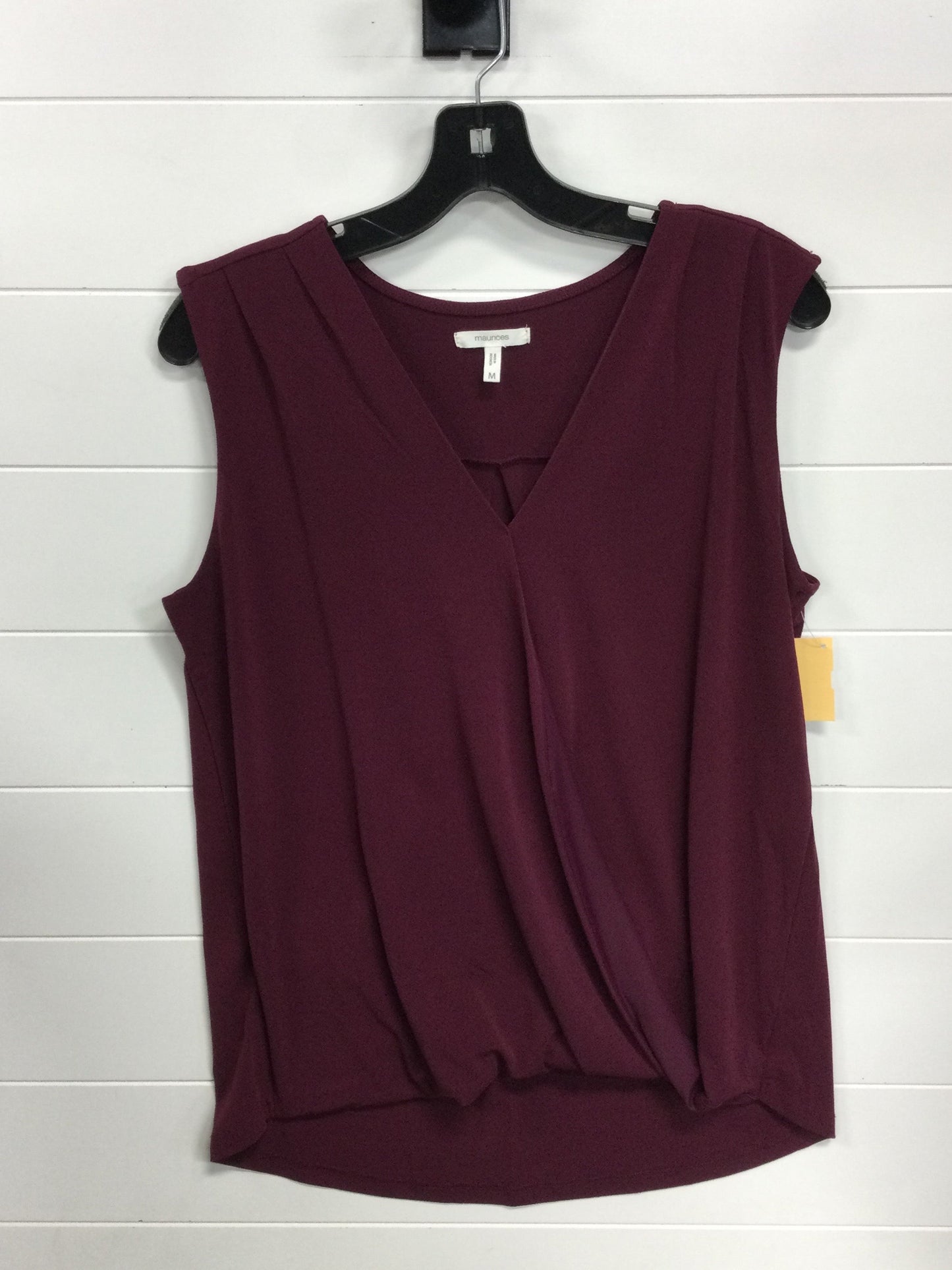 Top Sleeveless By Maurices In Purple, Size:M