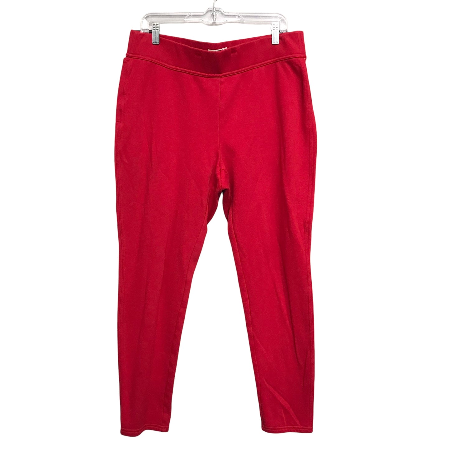 Athletic Pants By Lands End In Red, Size:Xl