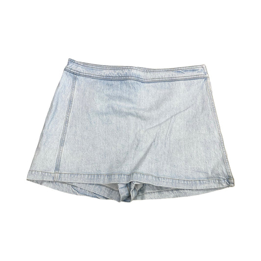 Skirt Mini & Short By J. Crew In Blue Denim, Size:8
