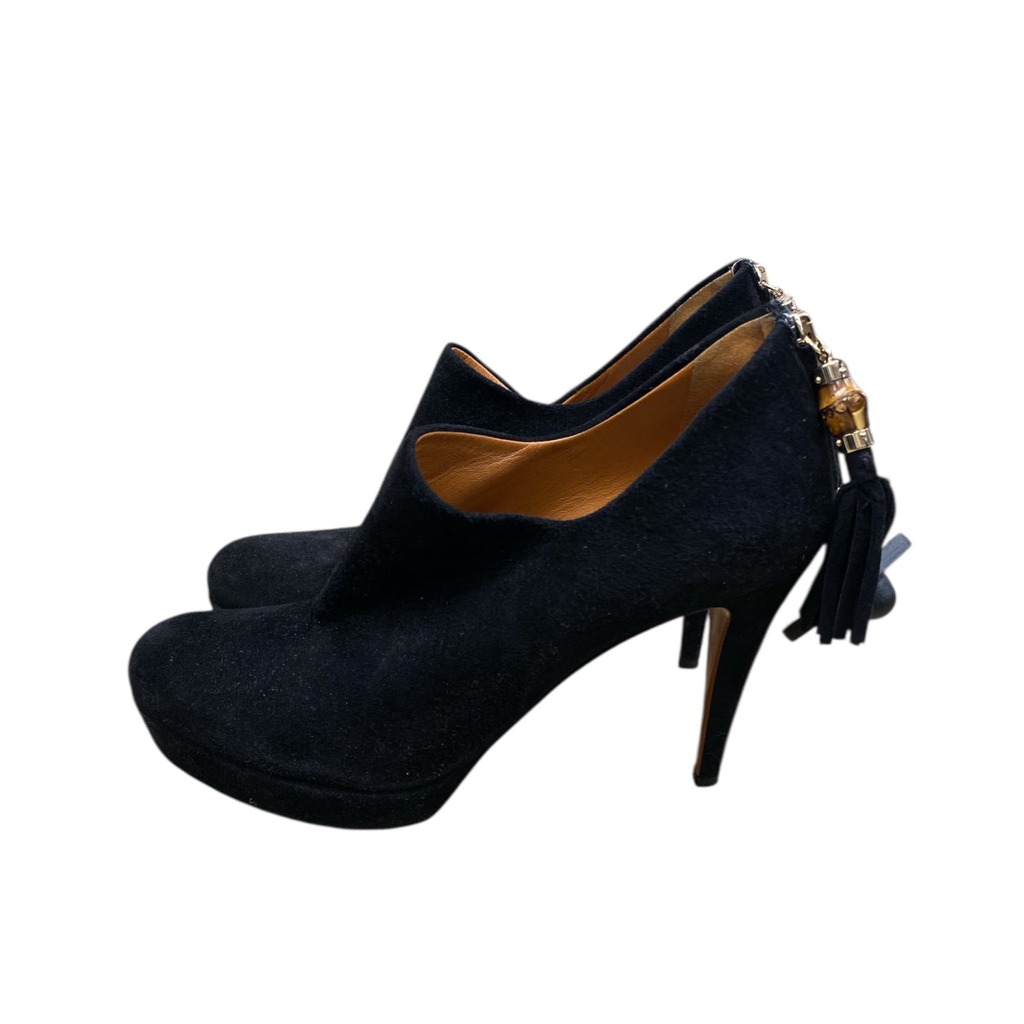 Boots Luxury Designer By Gucci In Black, Size:7.5