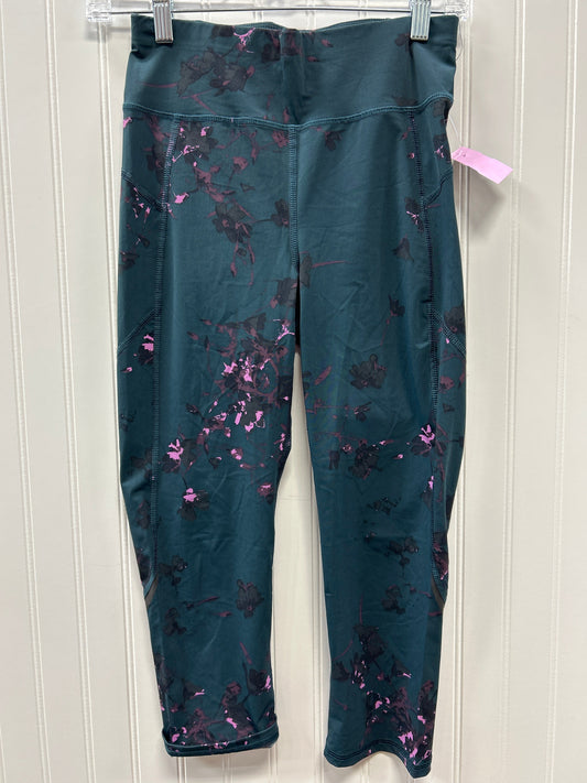 Athletic Leggings Capris By Sweaty Betty In Teal, Size:S