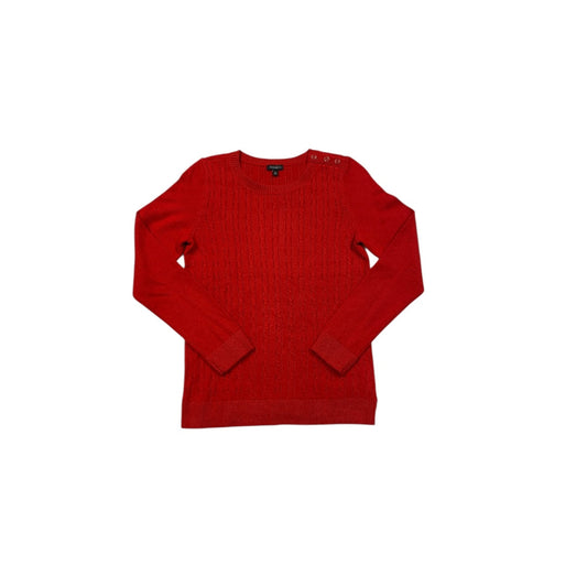 Sweater By Talbots In Red, Size:M