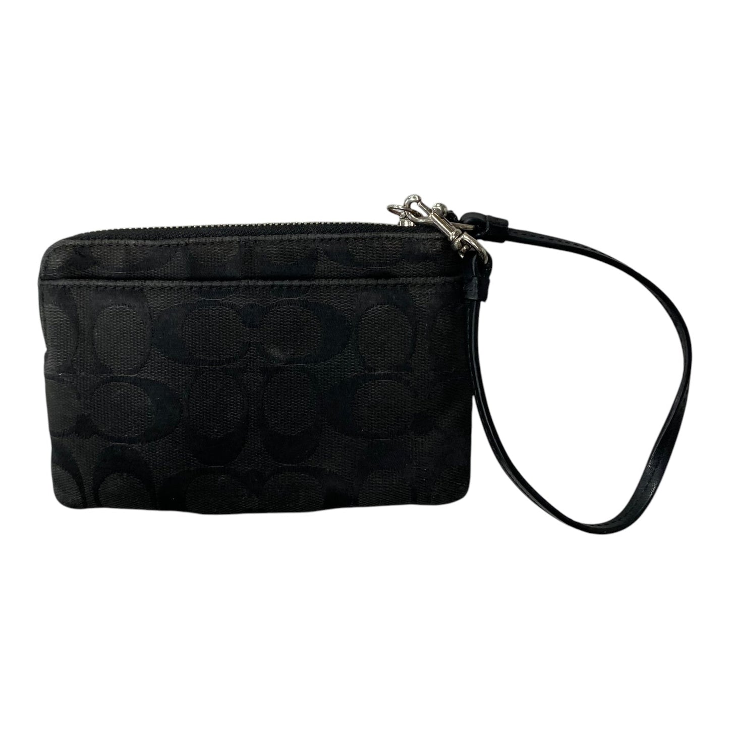 Wristlet Designer By Coach In Black, Size:Small