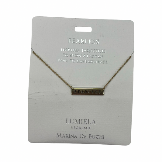 Necklace Pendant By Clothes Mentor In Gold