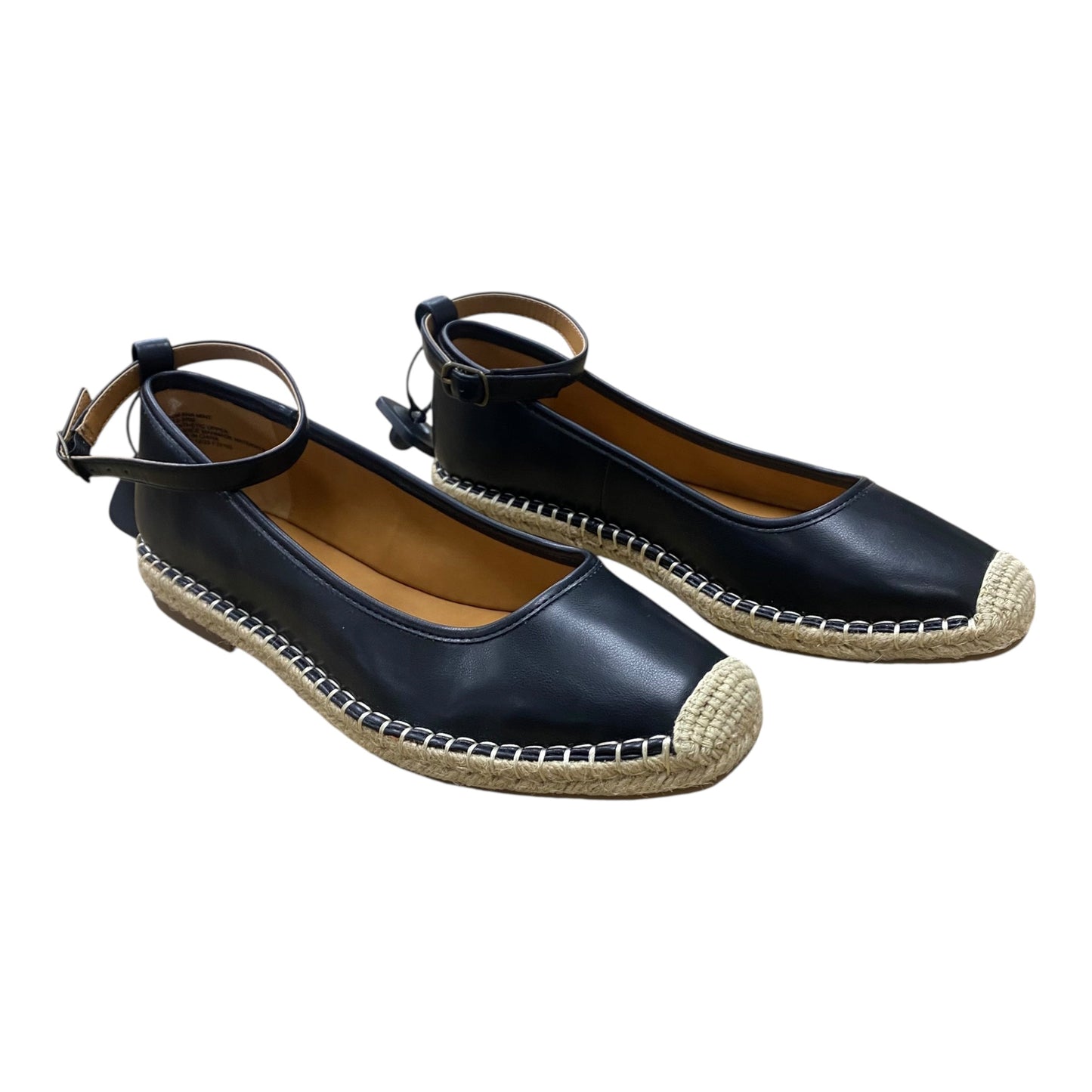 Shoes Flats By Ana In Black, Size:10