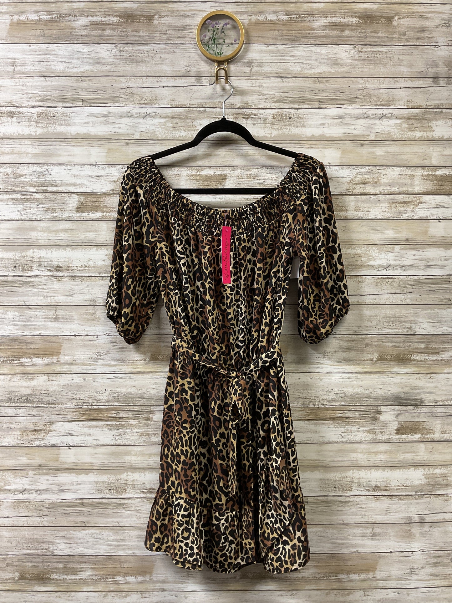 Romper Designer By Lilly Pulitzer In Animal Print, Size:M