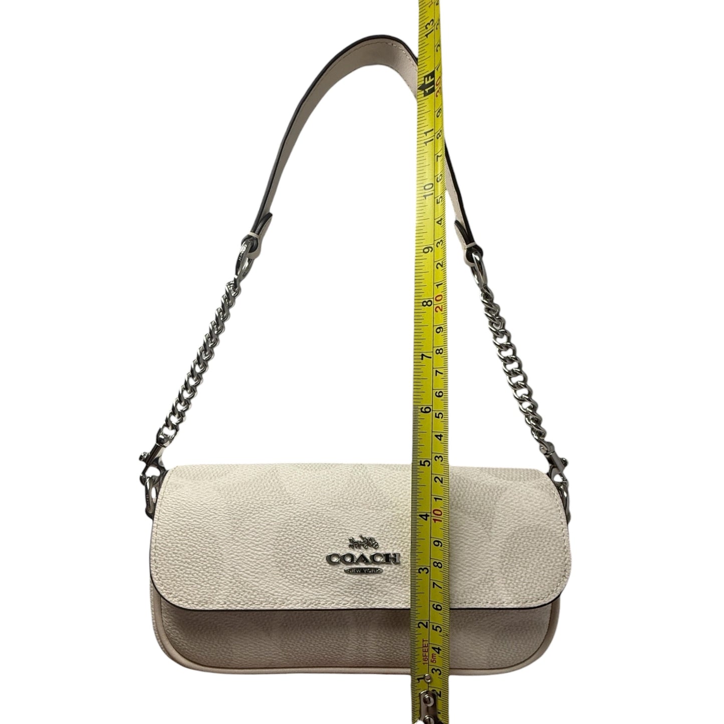 Hailey Flap Bag Designer By Coach, Size: Small