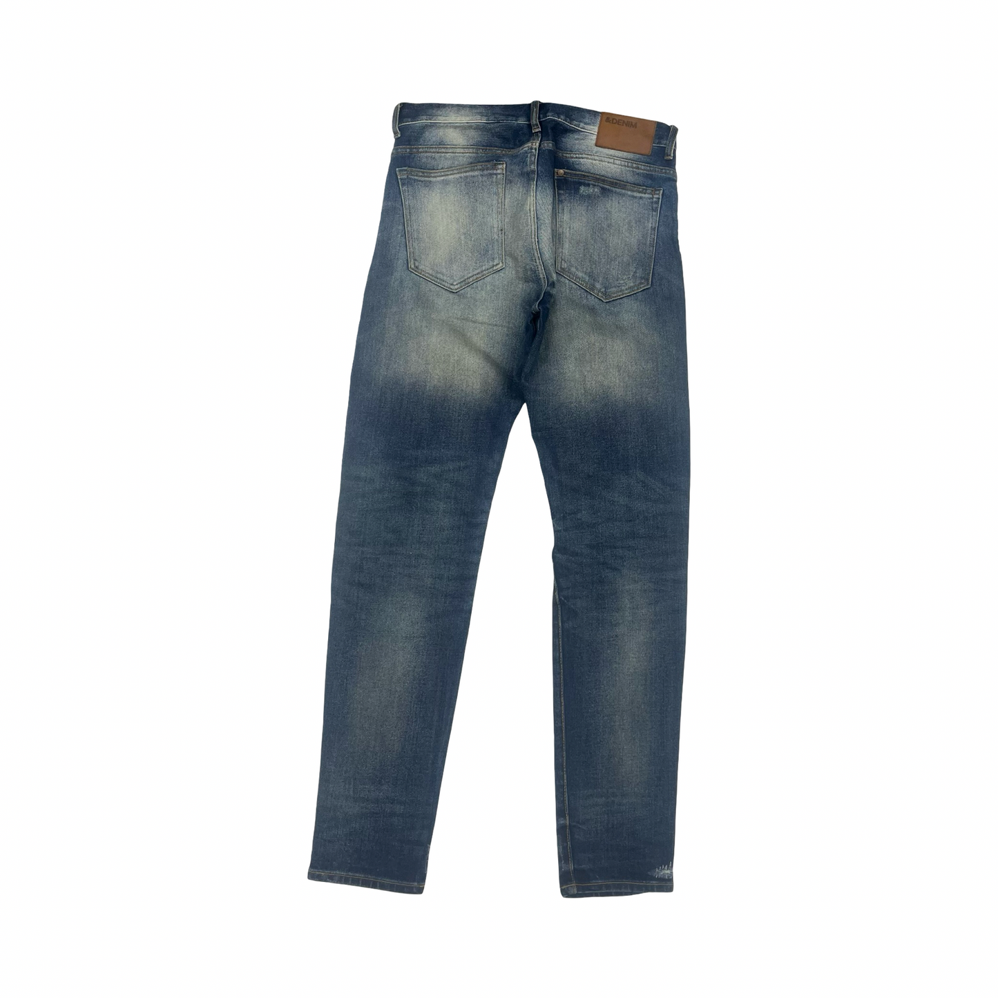 Jeans Skinny By H&M In Blue Denim, Size:12
