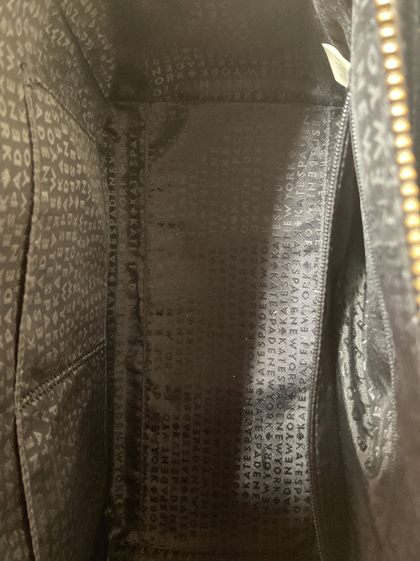Handbag Designer By Kate Spade In Black, Size:Medium