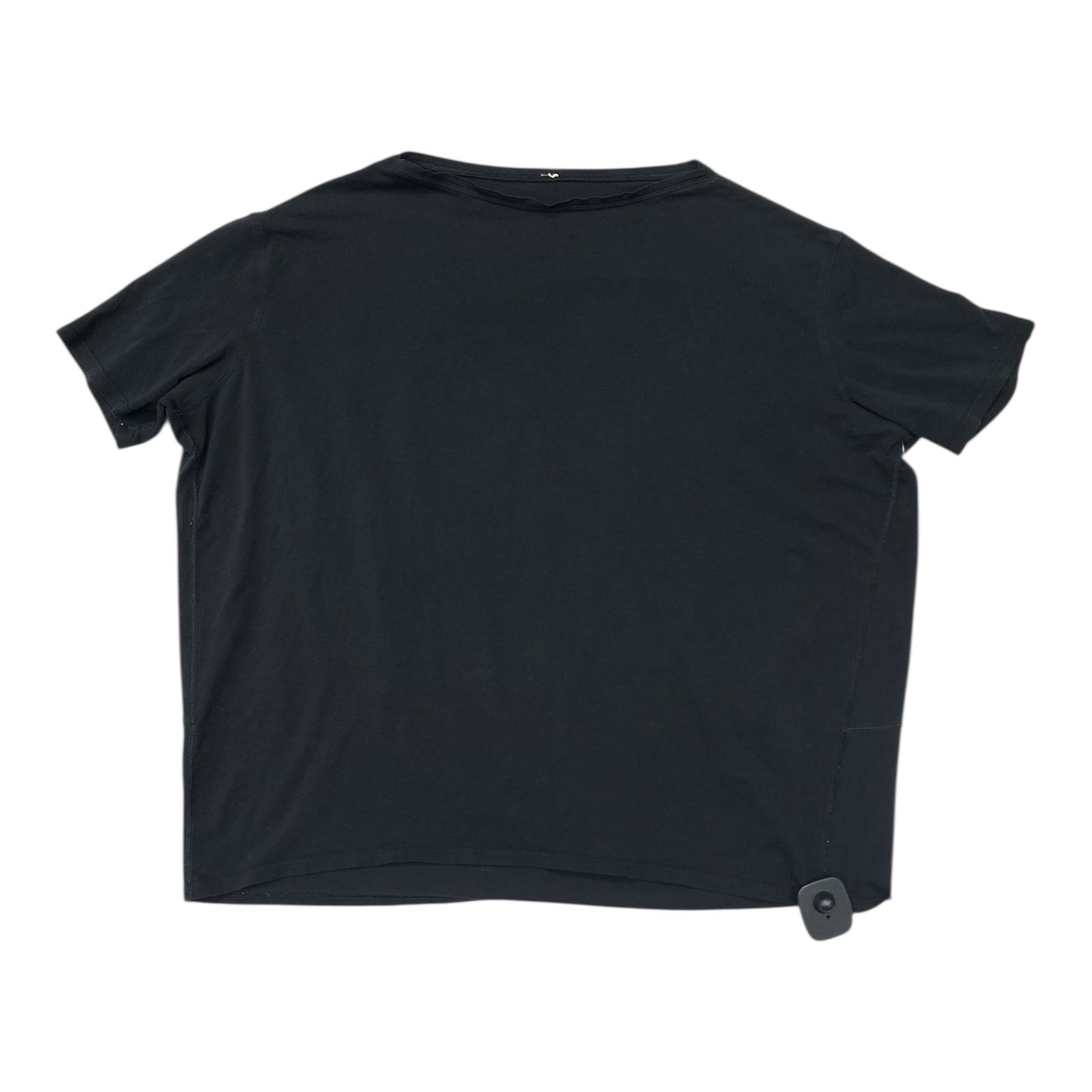 Athletic Top Ss By Lululemon In Black, Size:M