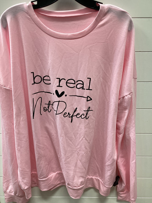 Top Ls By Cmc In Pink, Size:1X