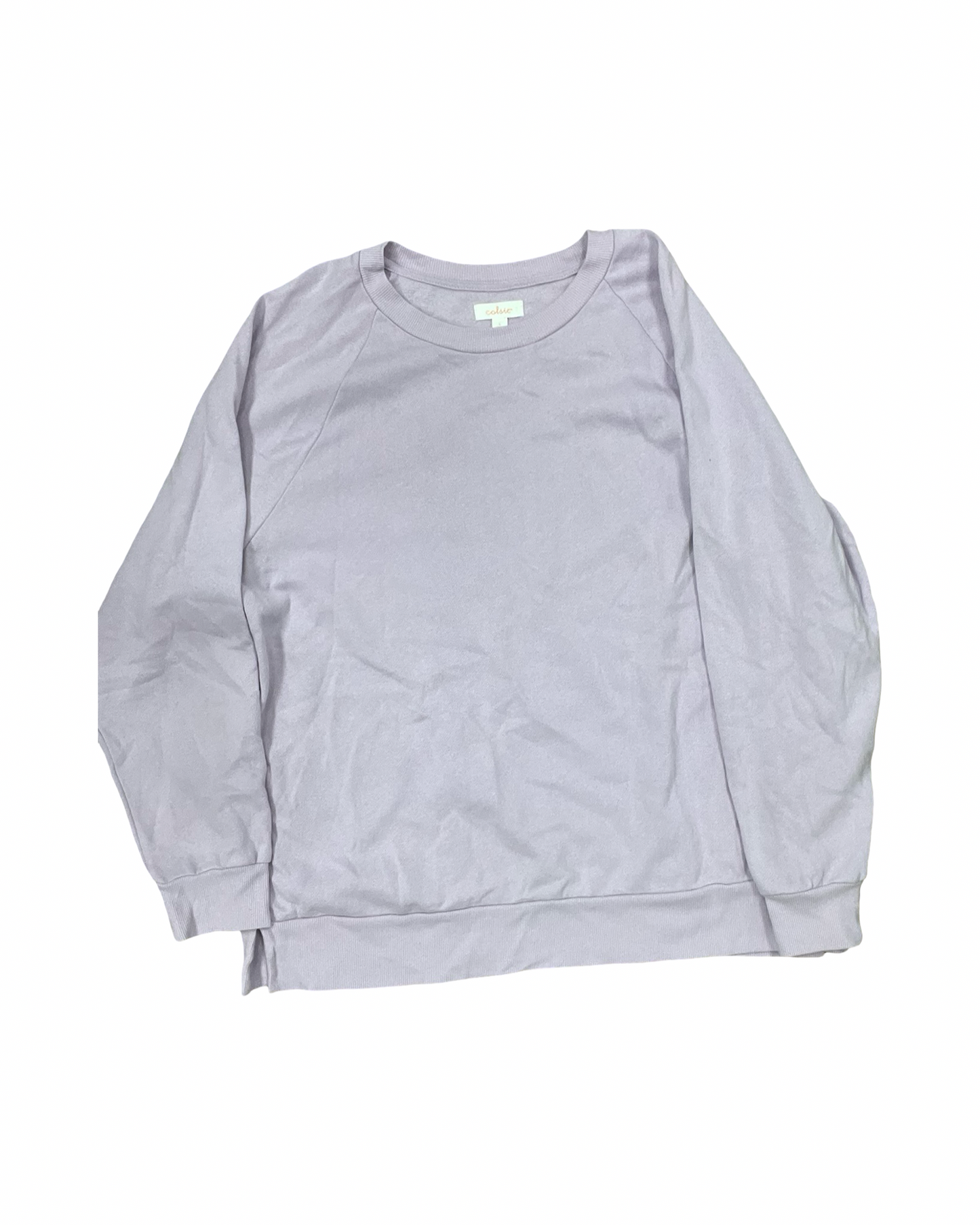 Sweatshirt Collar By Colsie In Purple, Size:L