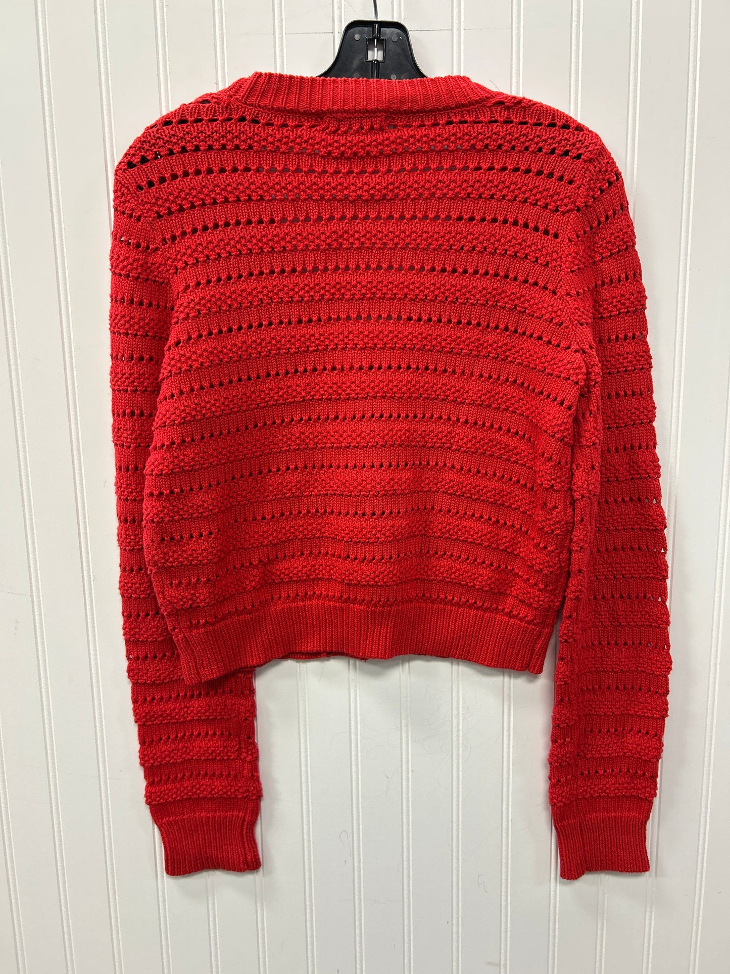 Sweater Cardigan By Z Supply In Red, Size:Xs