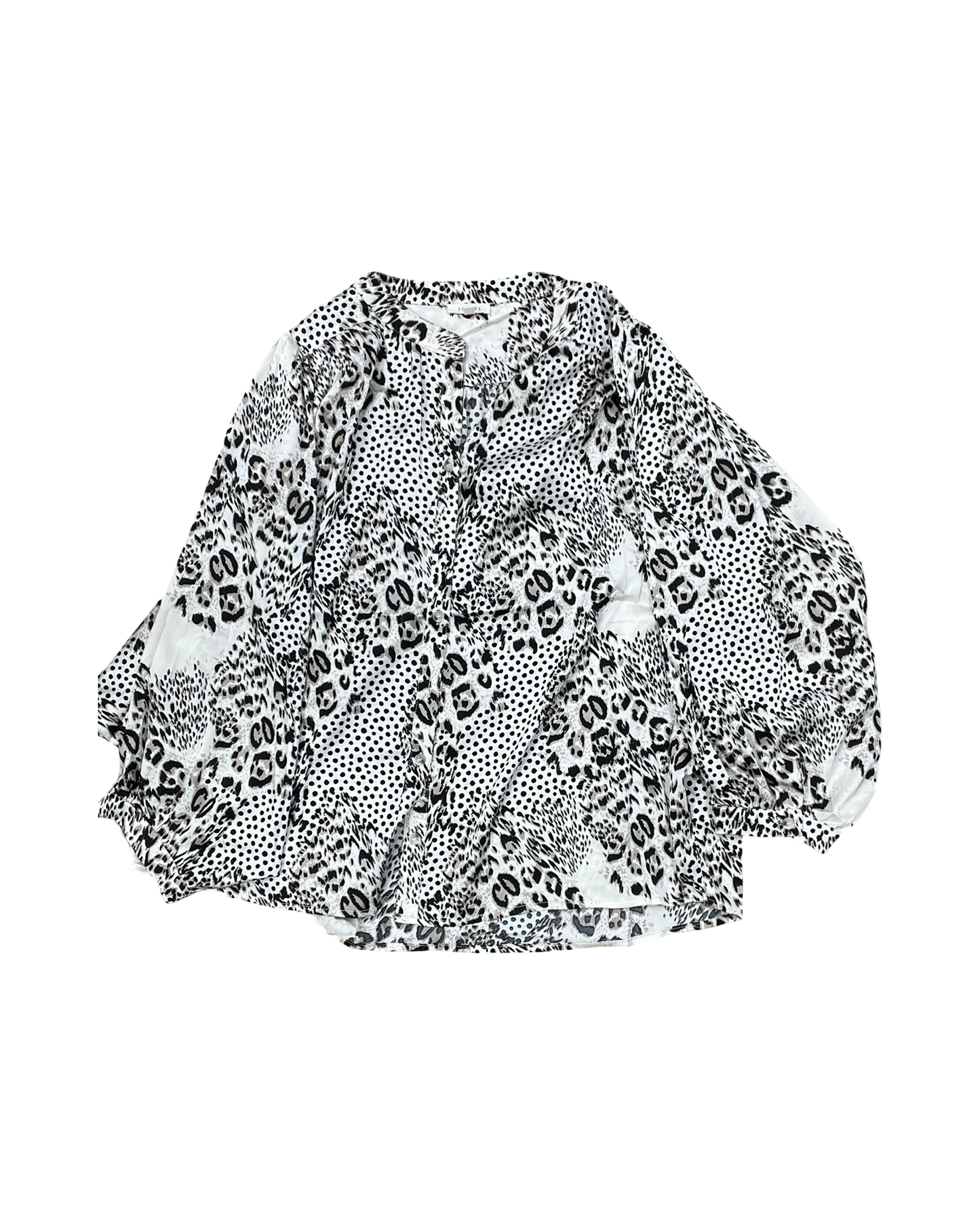 Blouse Ls By Jodifl In Animal Print, Size:S