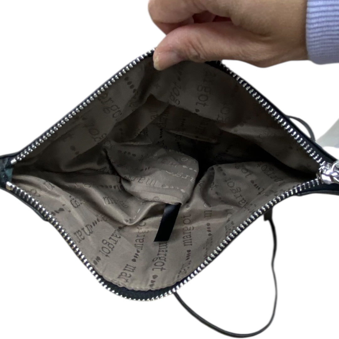 Handbag Leather By Margot In Black, Size:Small