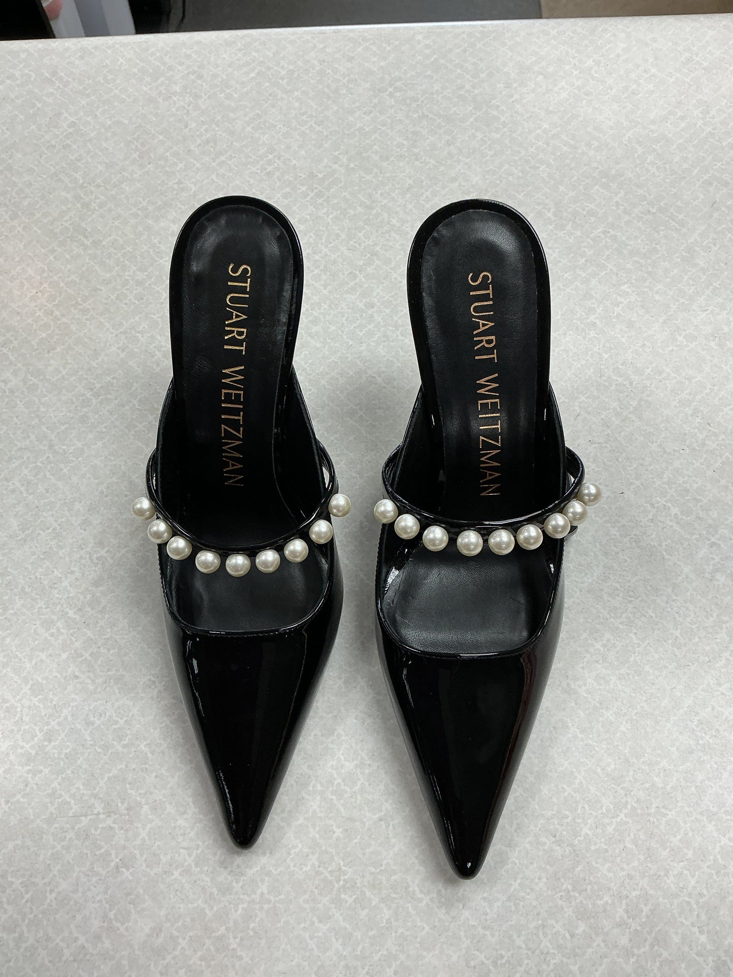Shoes Designer By Stuart Weitzman In Black, Size:8