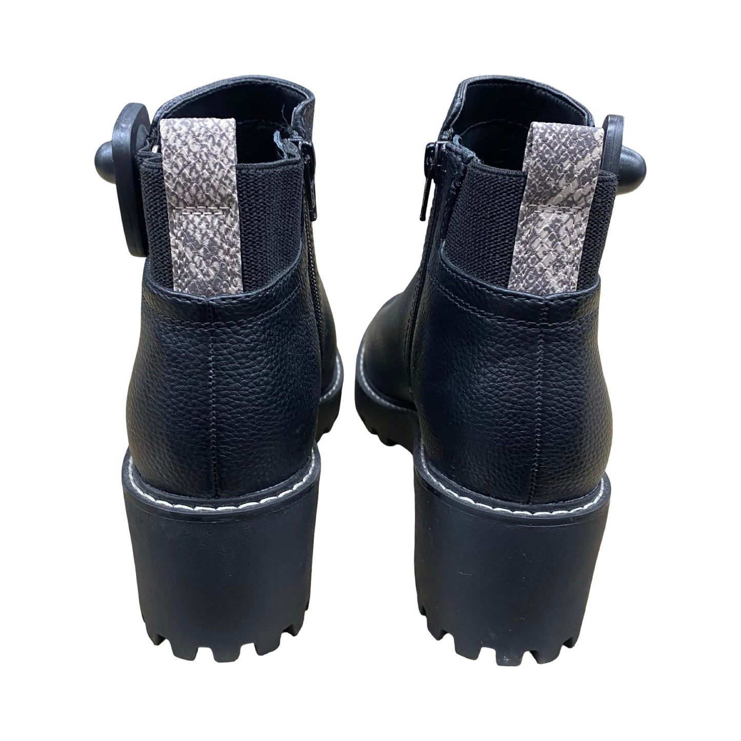 Boots Ankle Heels By Universal Thread In Black, Size:7.5