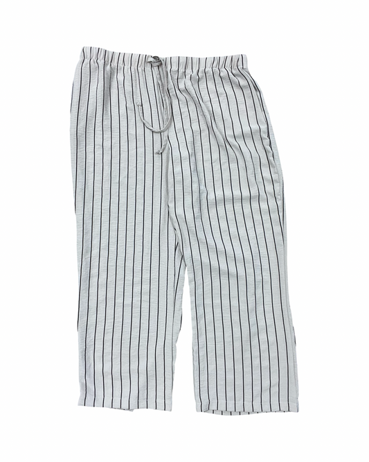 Pants Lounge By Rachel Zoe In Black & Cream, Size:18