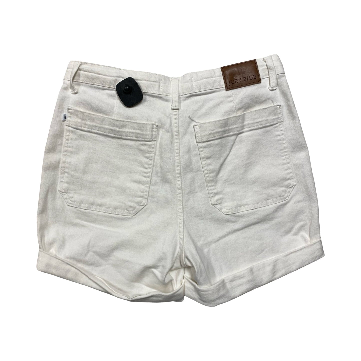Shorts By Judy Blue In White Denim, Size:L