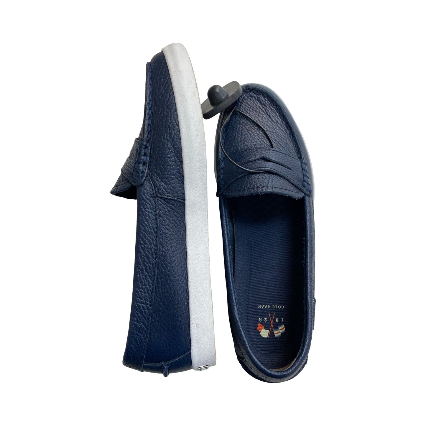 Shoes Flats By Cole-Haan In Blue & White, Size:7
