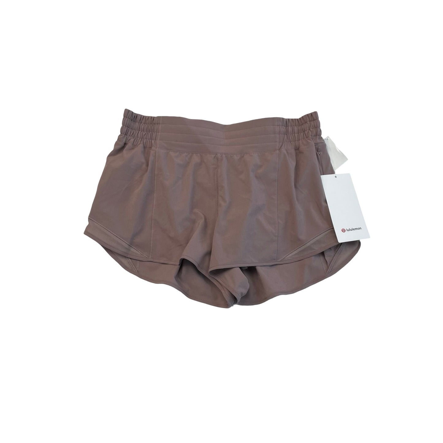 Athletic Shorts By Lululemon In Brown, Size:10