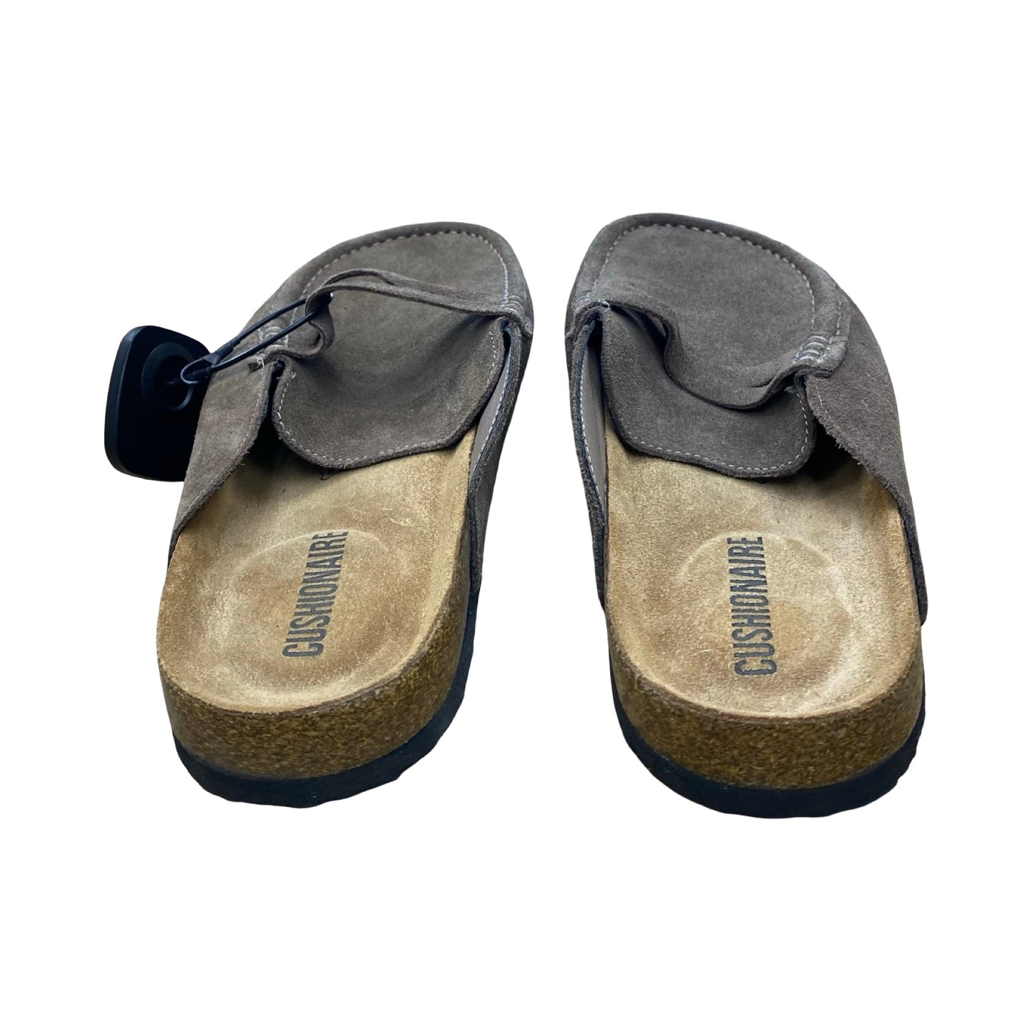 Sandals Flats By Cushionaire In Brown, Size:9