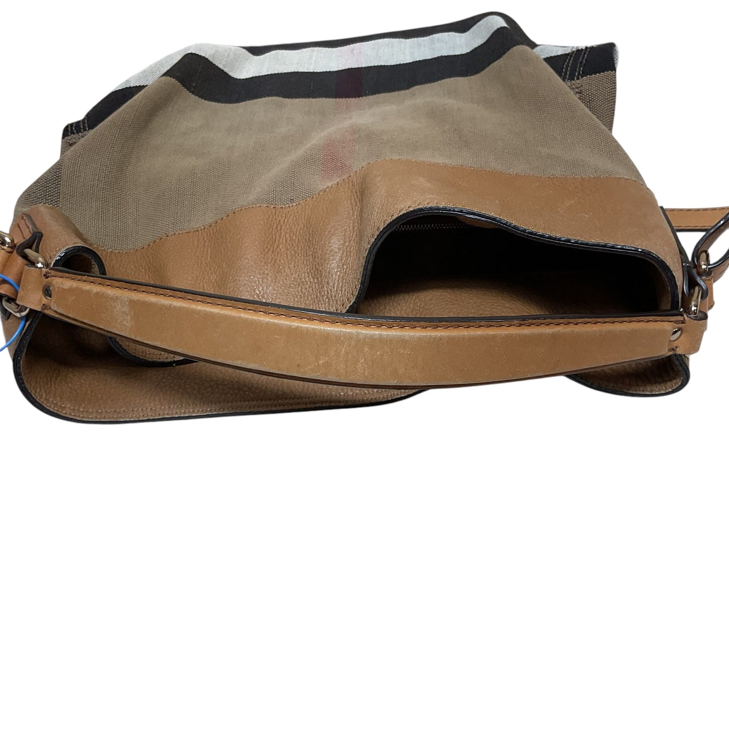 Handbag Luxury Designer By Burberry In Brown, Size:Large