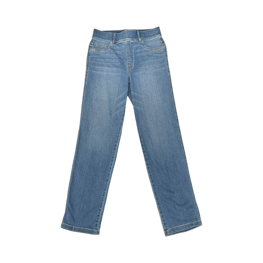 Jeans Straight By Spanx In Blue Denim, Size:1X