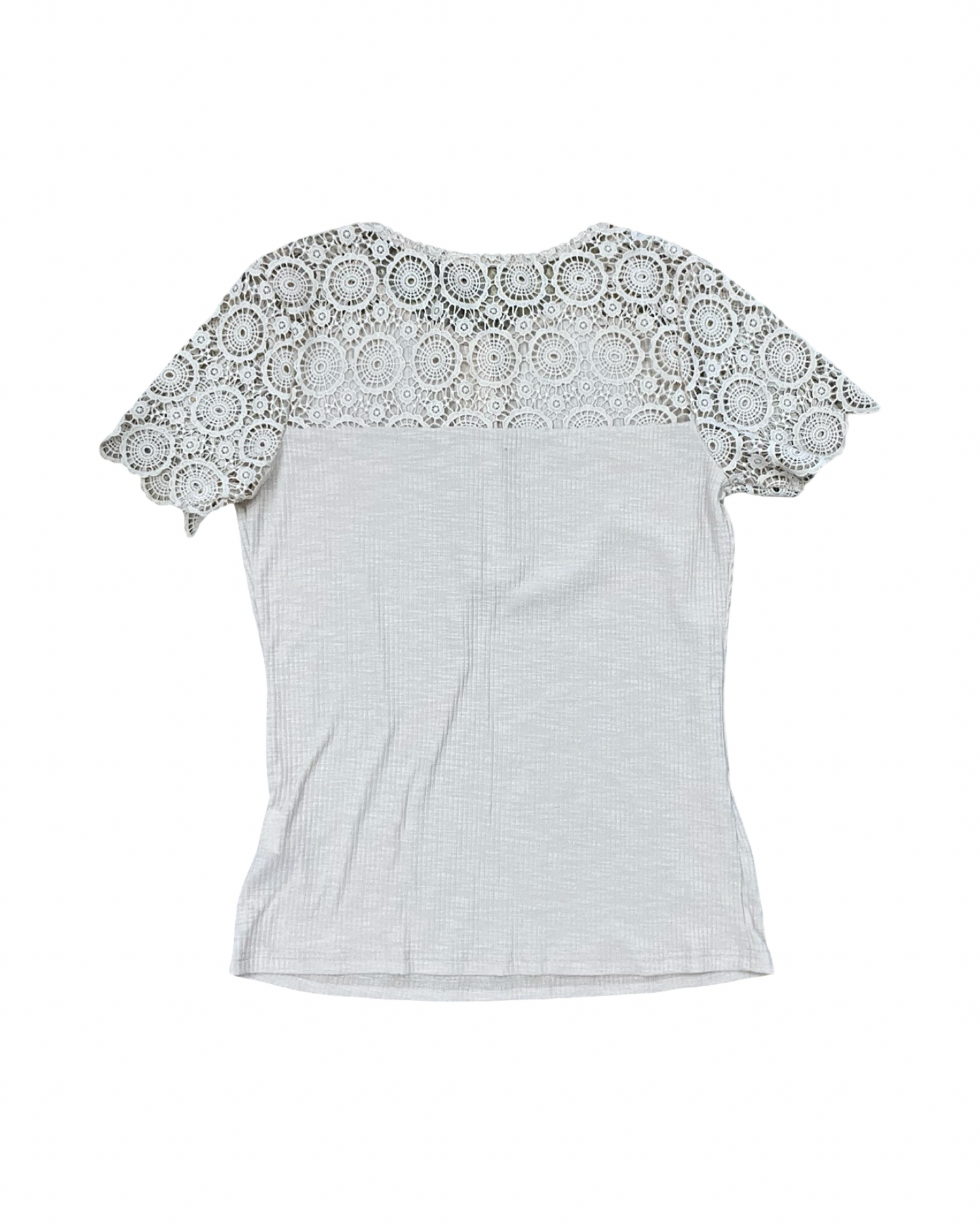 Top Ss By Clothes Mentor In Beige, Size:L