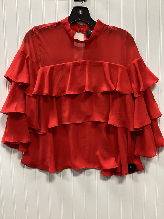 Top Ls By Milano In Red, Size:L