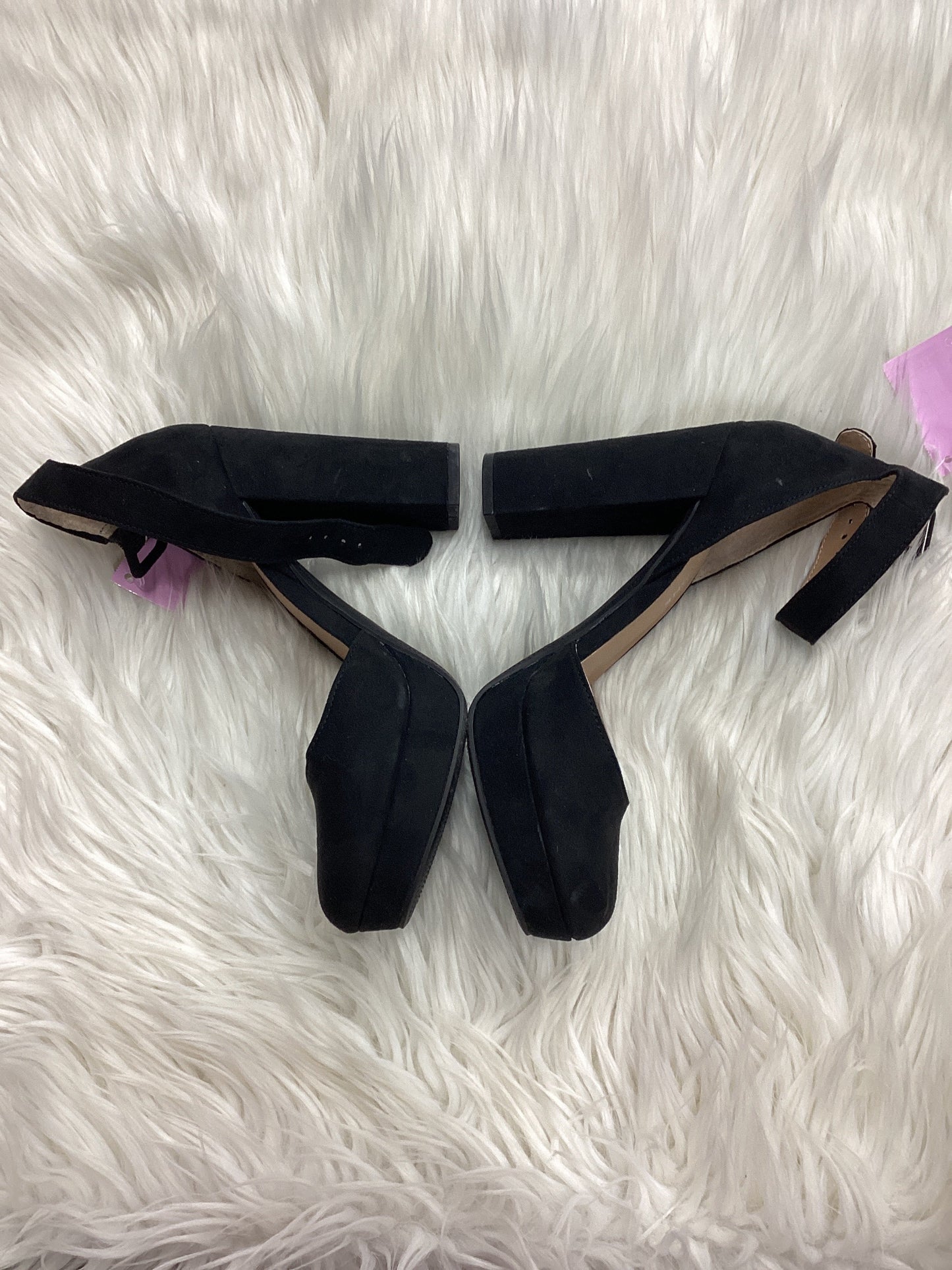 Sandals Heels Block By Cmc In Black, Size:7