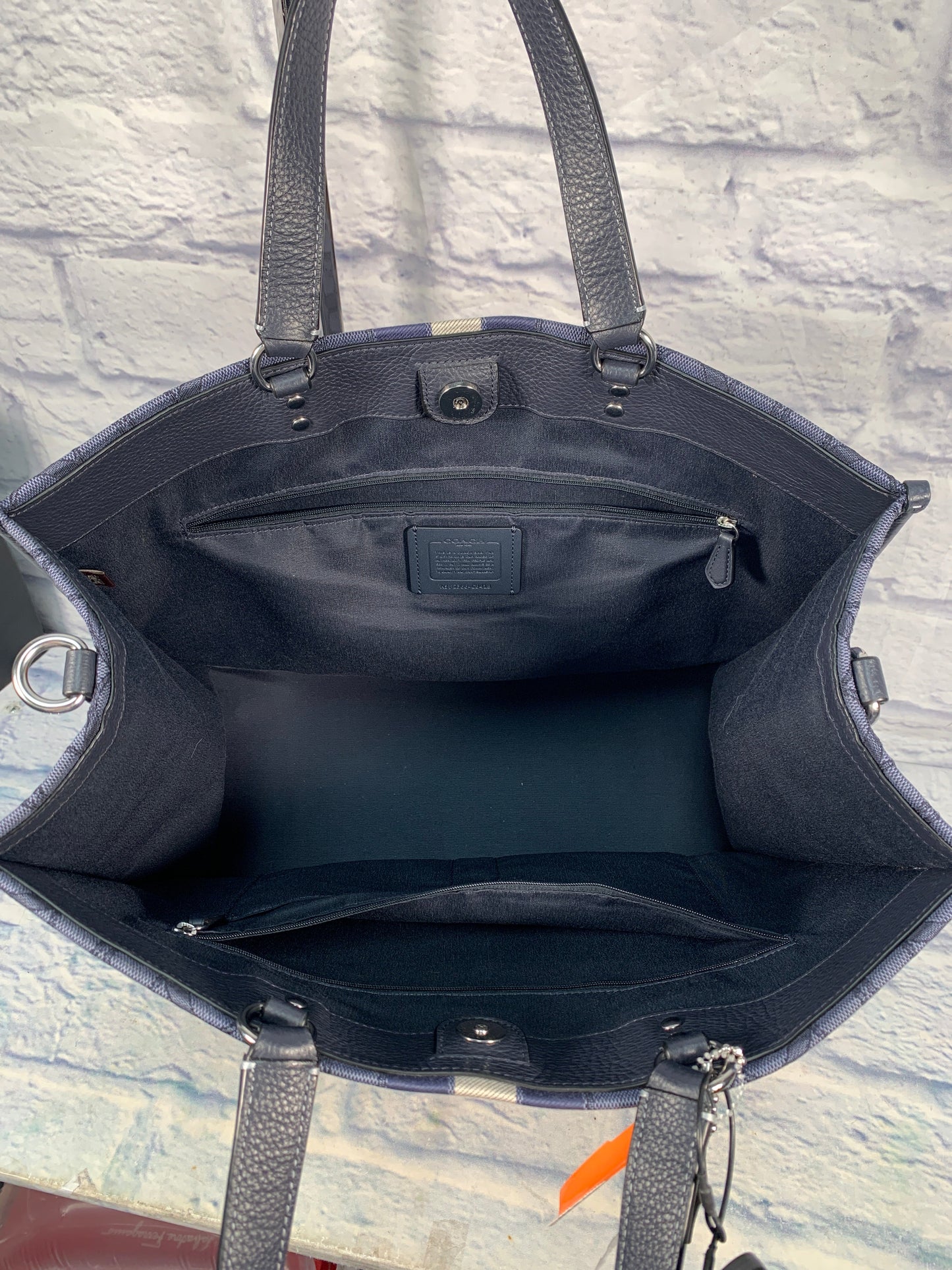 Tote Designer By Coach, Size: Large