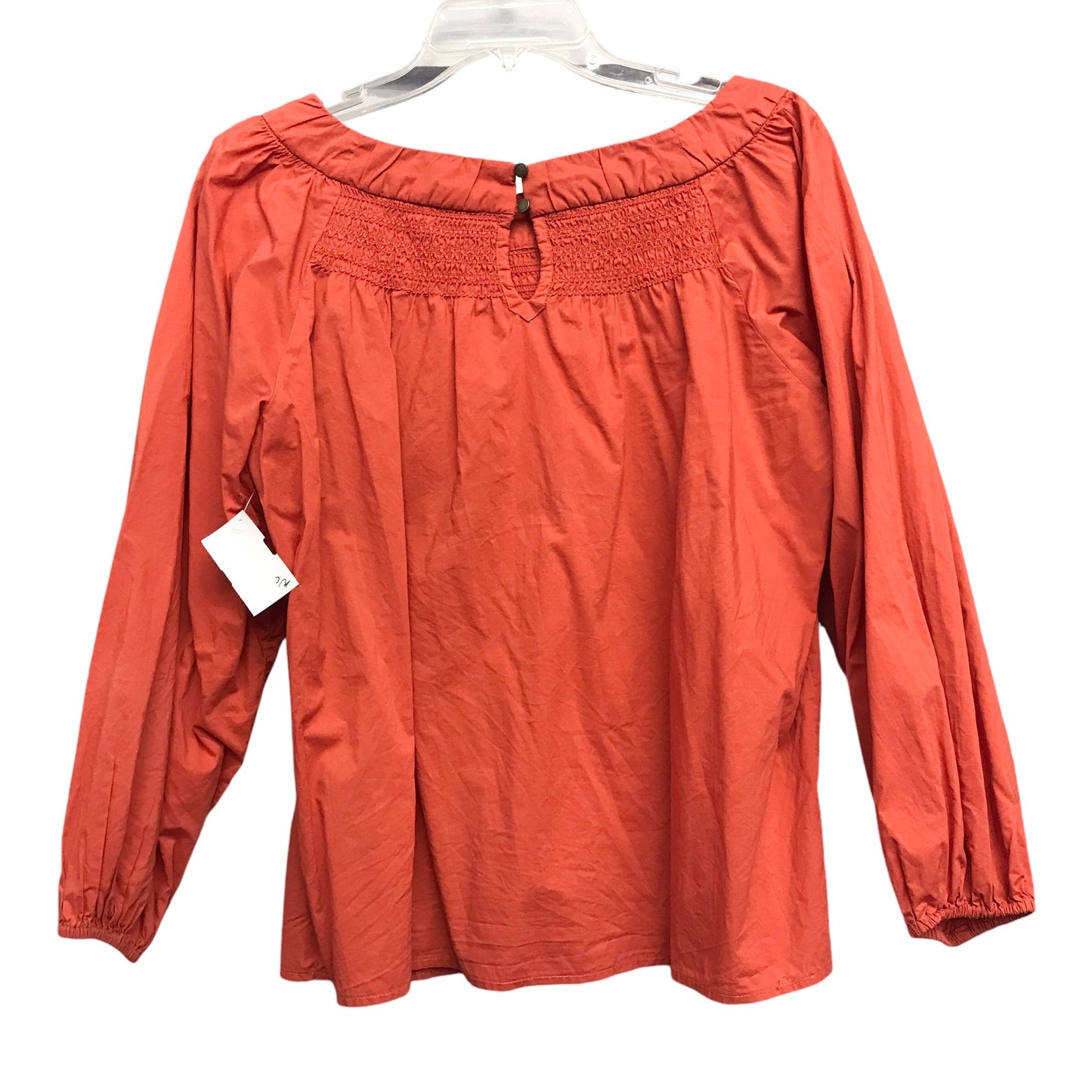 Top 3/4 Sleeve By Maeve In Orange, Size:M