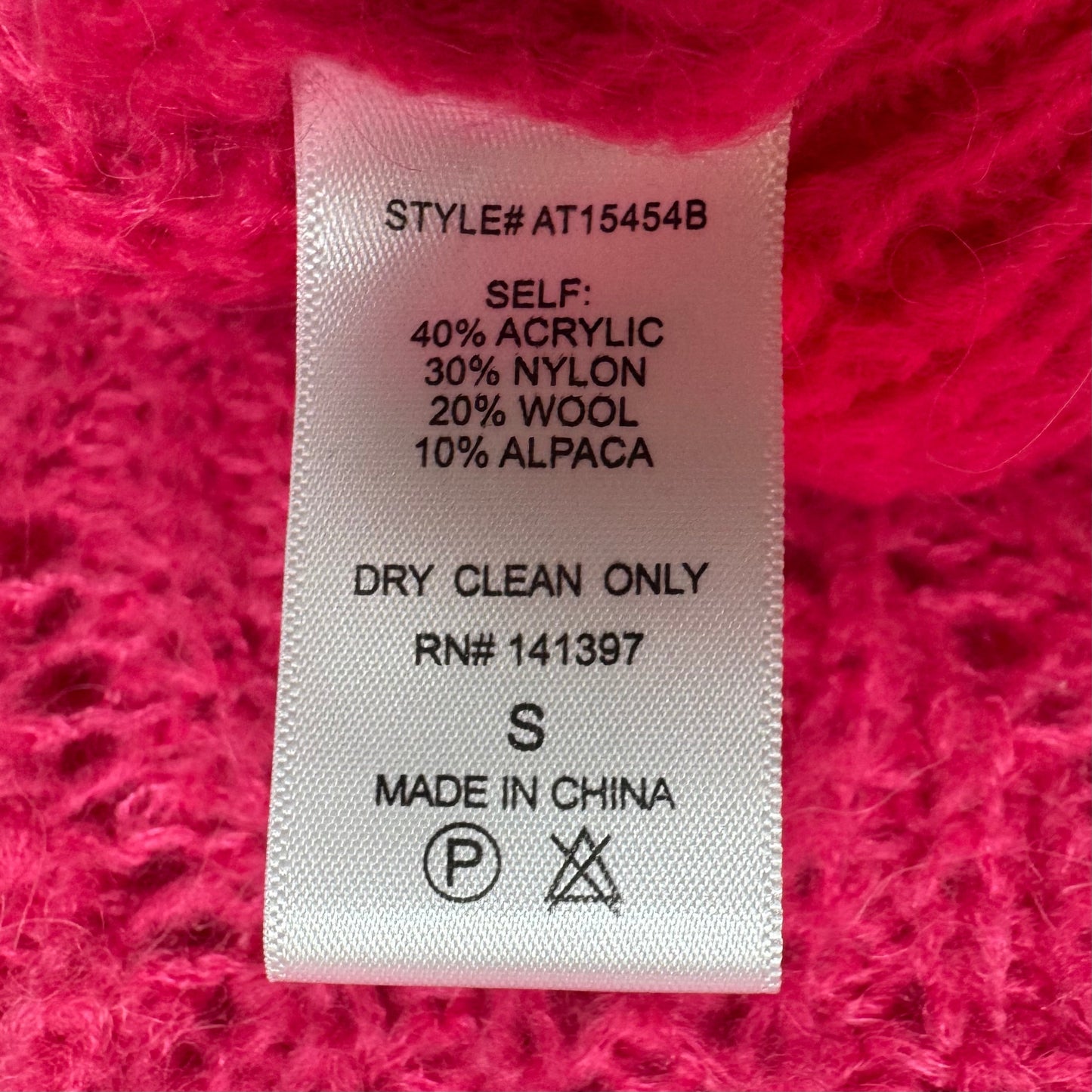 Sweater By Astr The Label In Pink, Size: S