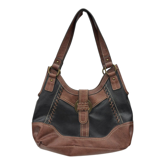 Handbag By Boc In Black & Brown, Size:Medium