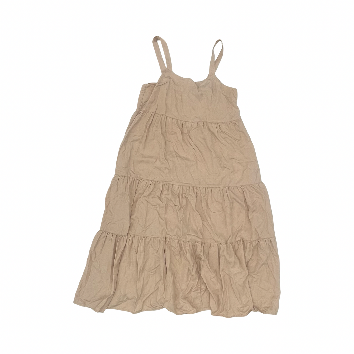 Dress Casual Midi By The Drop In Brown, Size:L