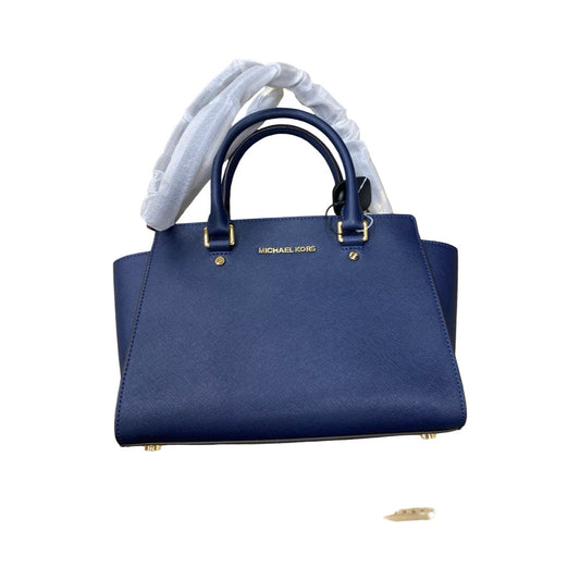 Handbag Designer By Michael Kors In Navy, Size:Small