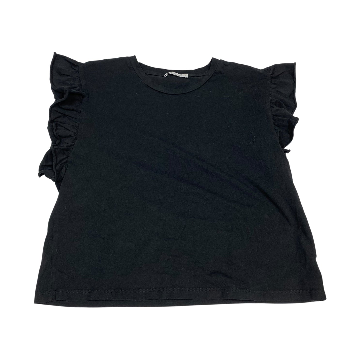 Top Sleeveless By Zara In Black, Size:S