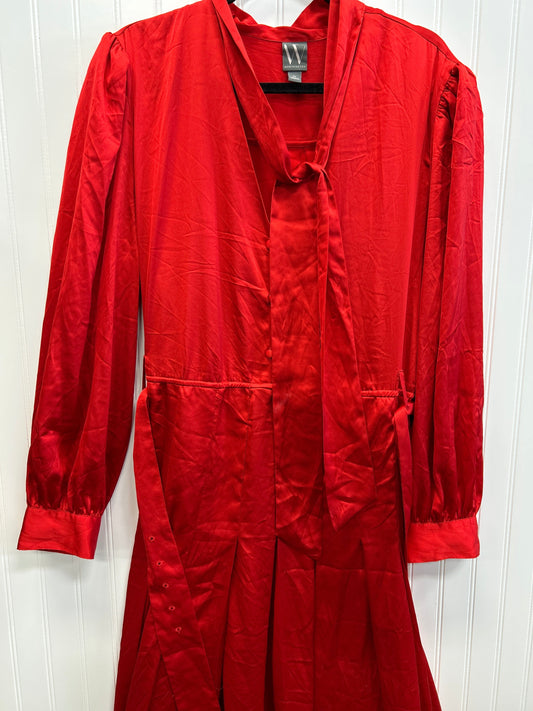 Dress Casual Maxi By Worthington In Red, Size:2X