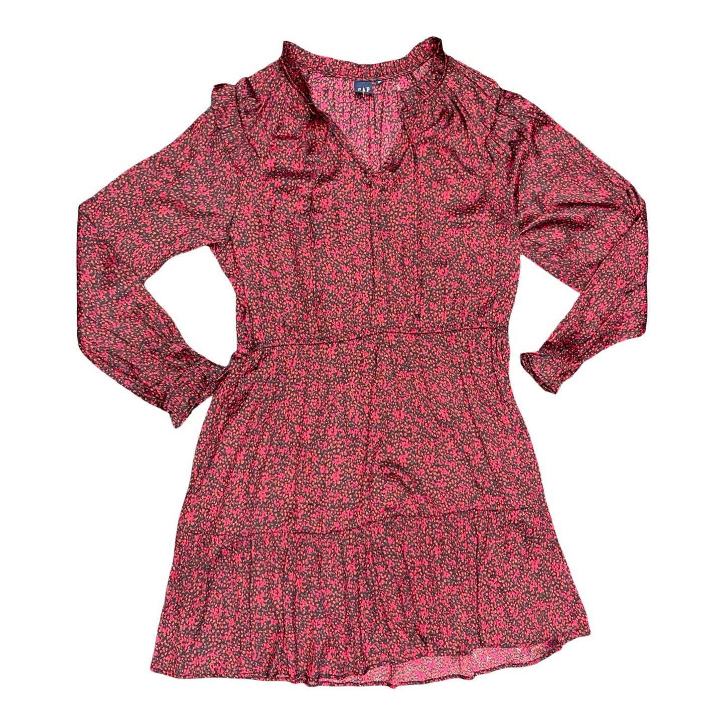 Dress Casual Midi By Gap In Multi, Size:1X