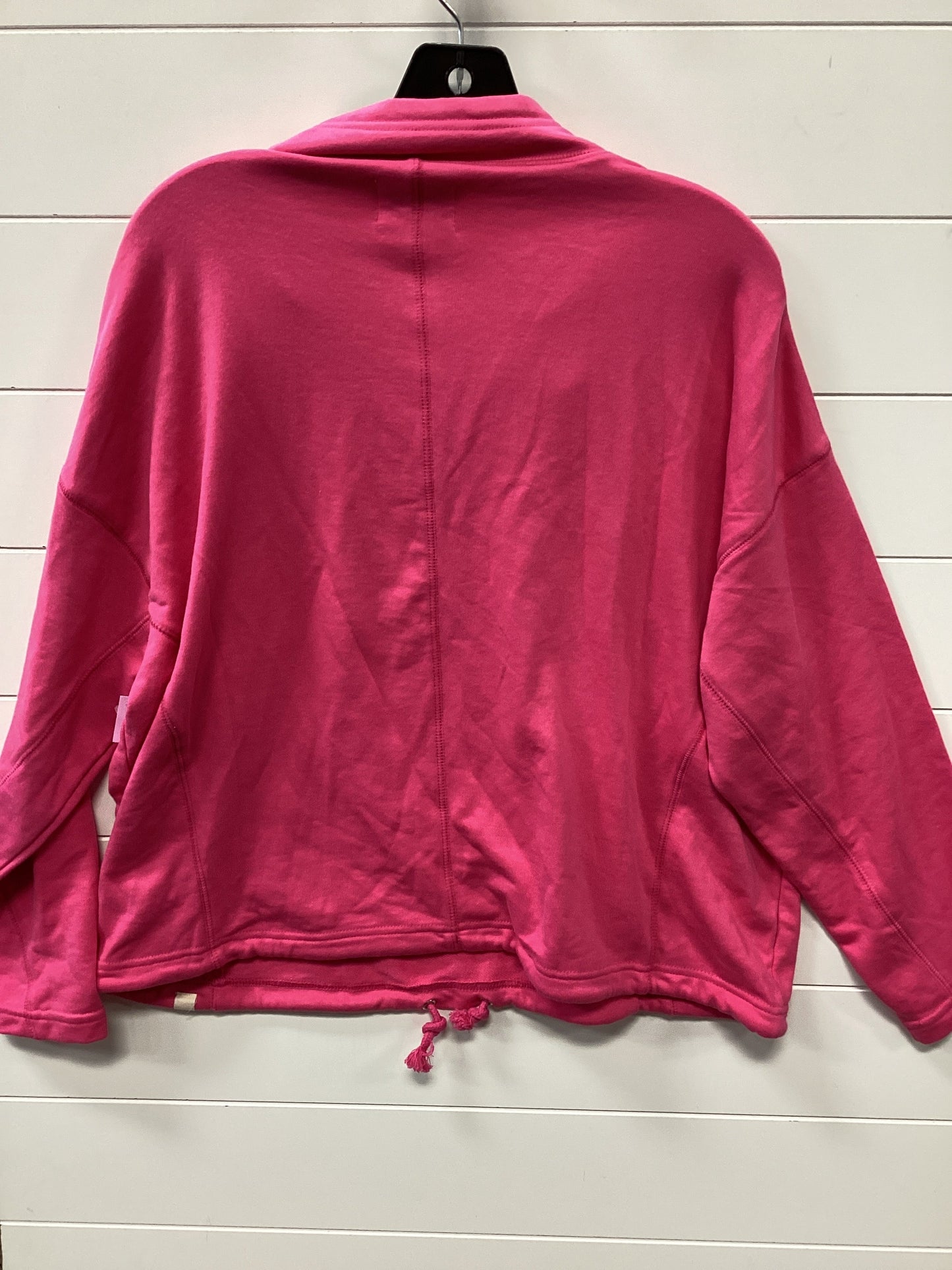 Athletic Top Ls Collar By Cmc In Pink, Size:M