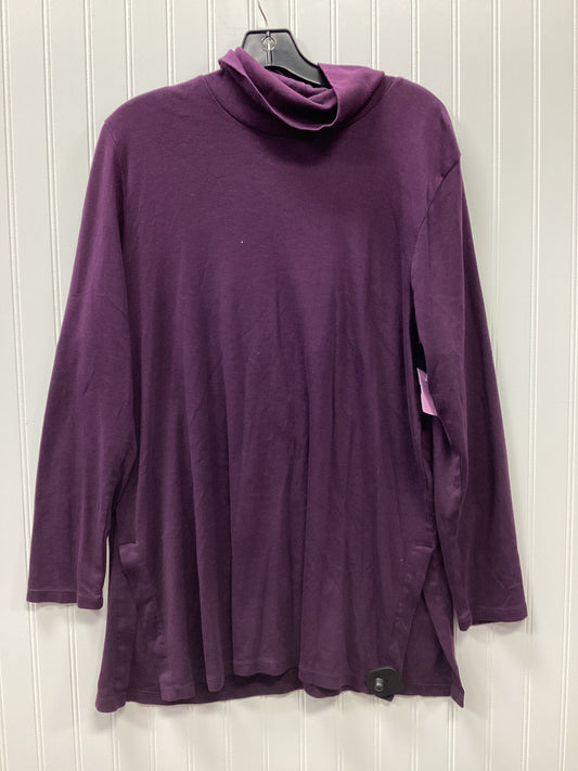 Top Ls By J. Jill In Purple, Size:Xl