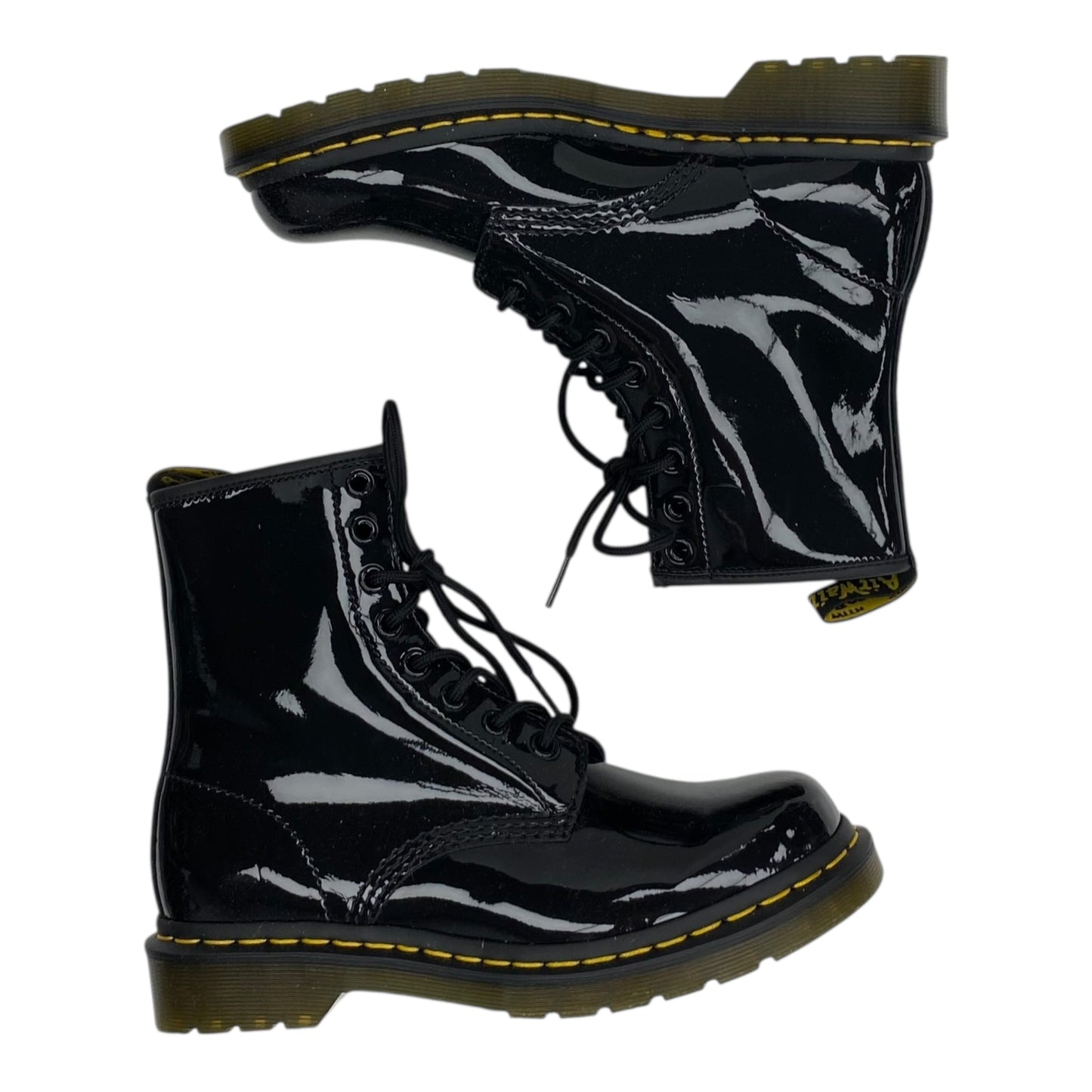 Boots Combat By Dr Martens In Black, Size:8