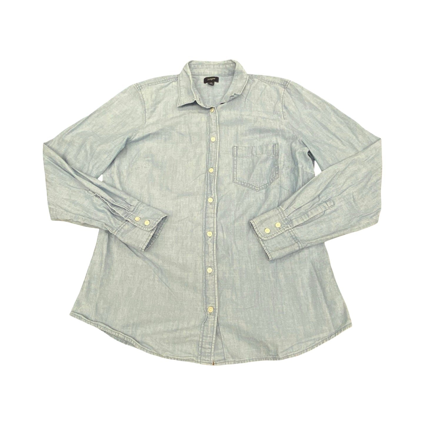 Top Ls By J. Crew In Blue Denim, Size:M