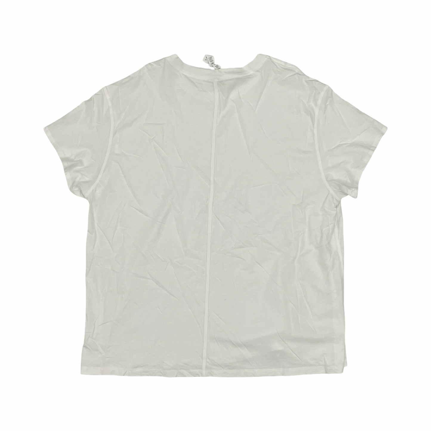 Athletic Top Ss By Lululemon In White, Size:2X