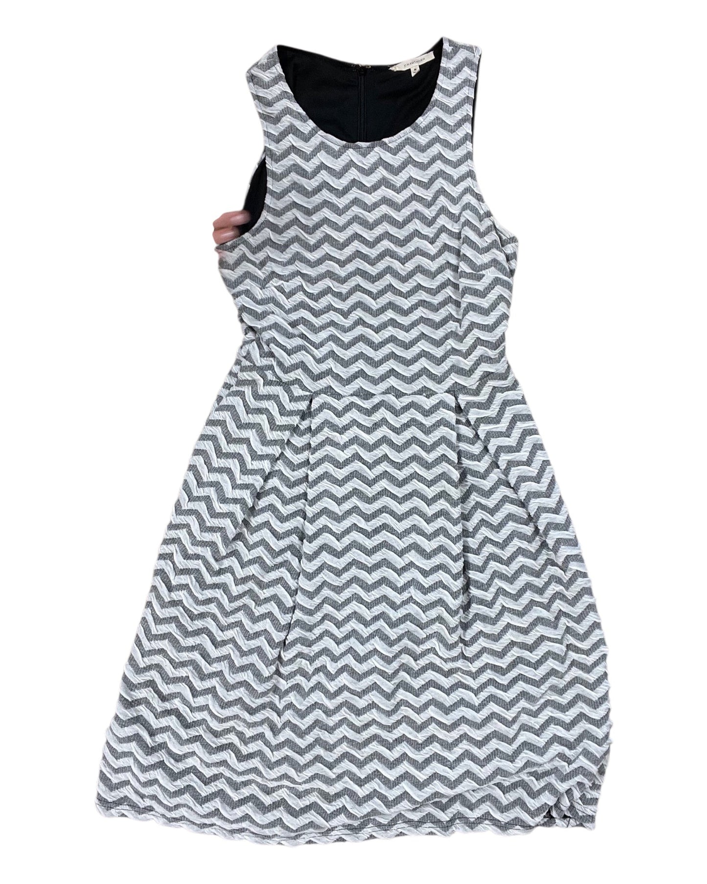 Dress Work By 41 Hawthorn In Grey & White, Size:M
