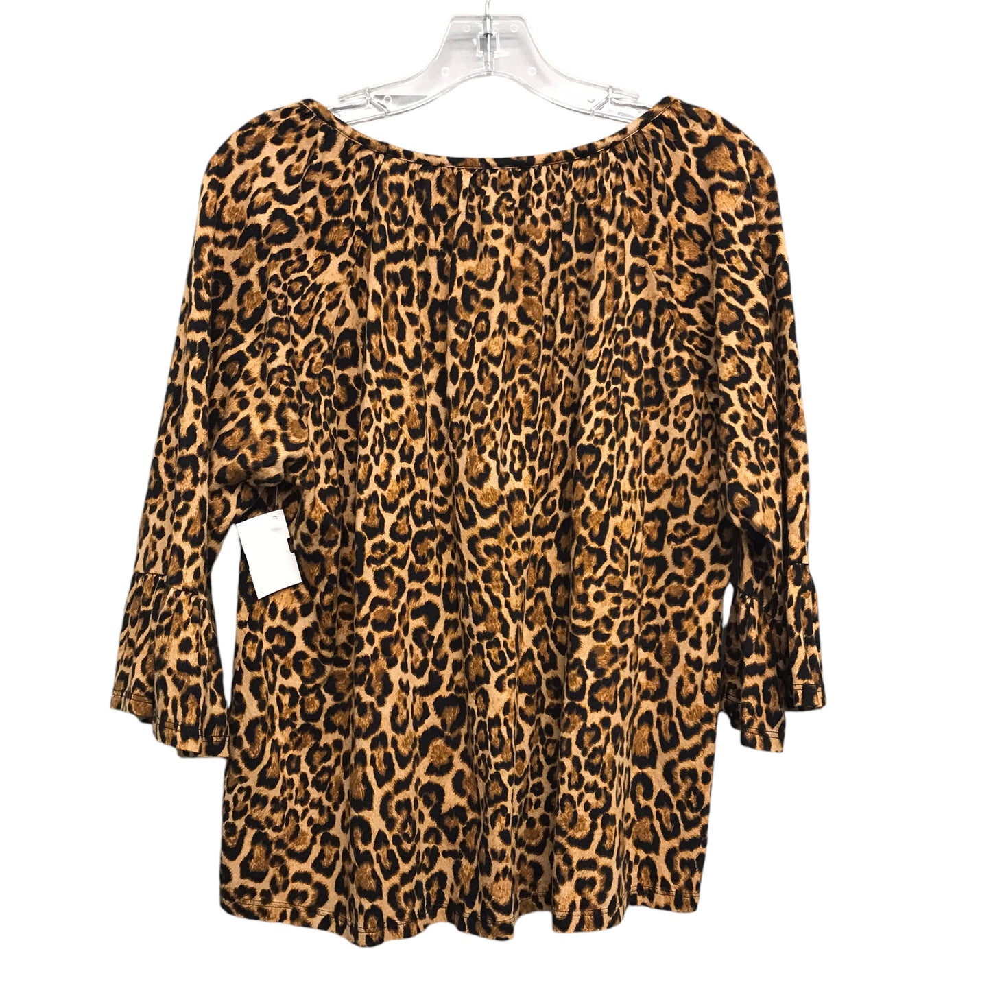 Top Ls By Michael By Michael Kors In Animal Print, Size:Xl