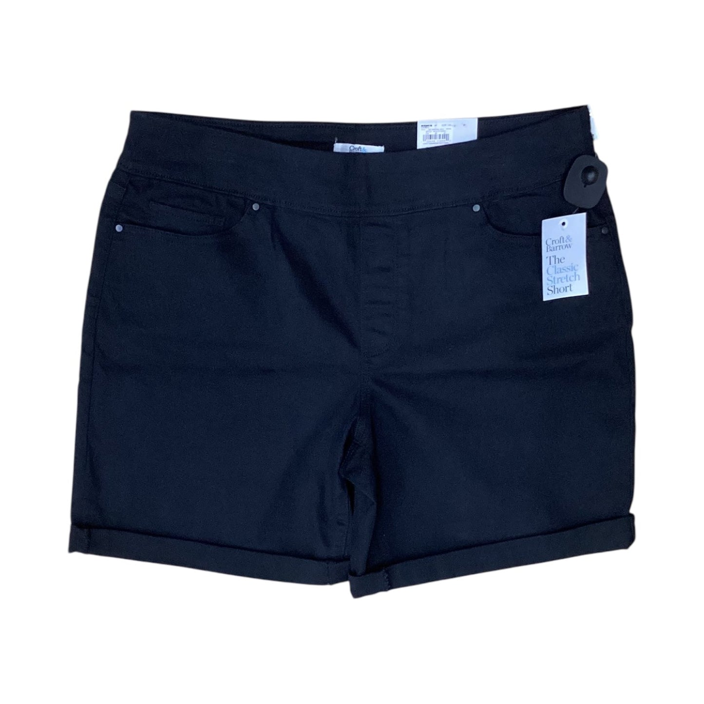 Shorts By Croft And Barrow In Black, Size:14