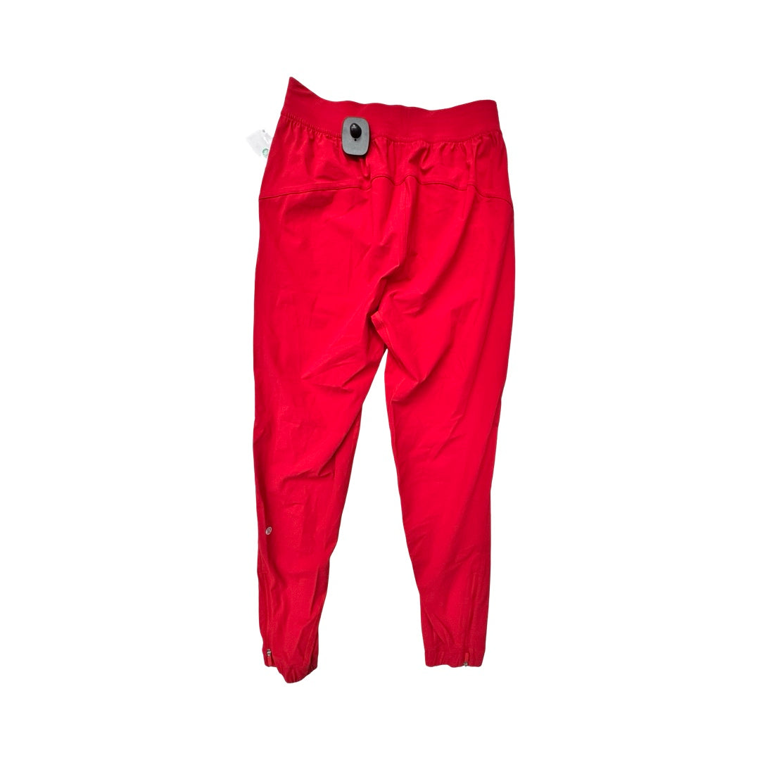 Athletic Pants By Lululemon In Red, Size:4