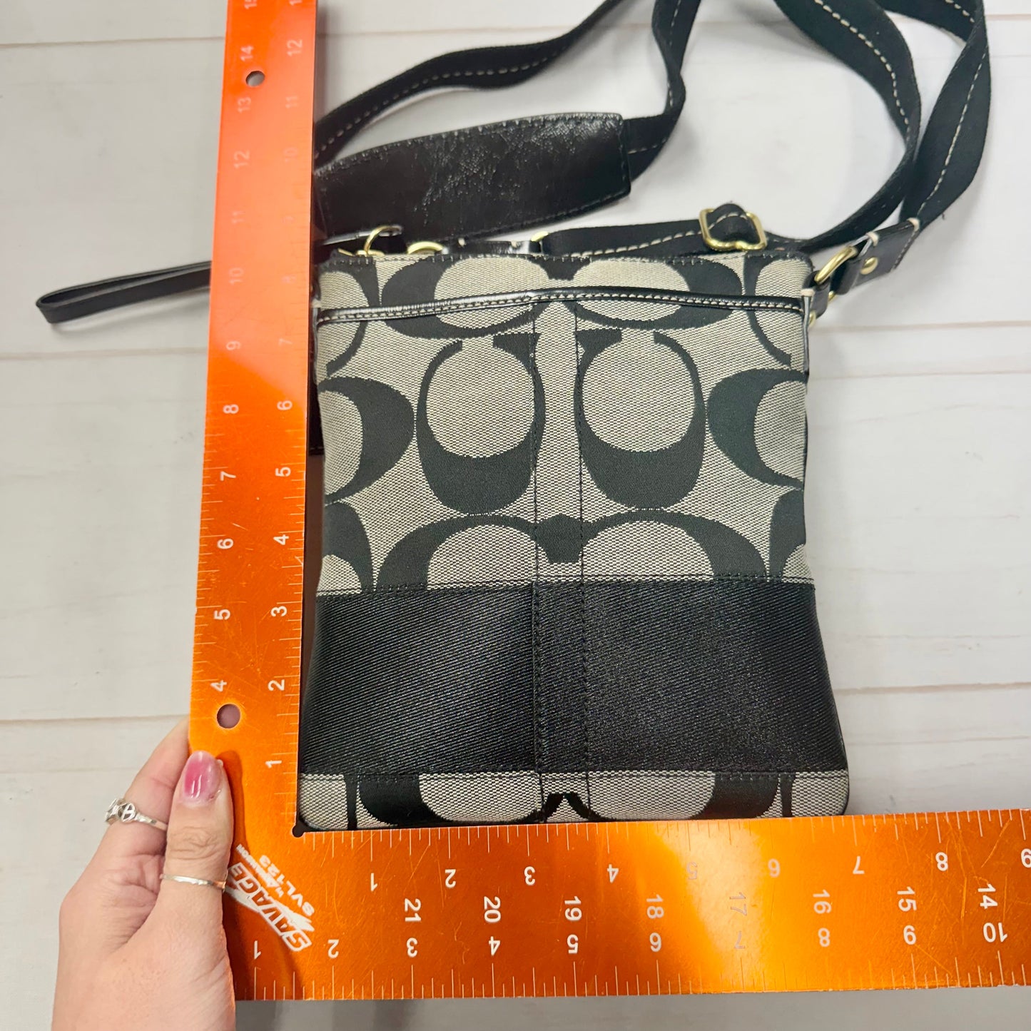 Crossbody Designer By Coach, Size: Small